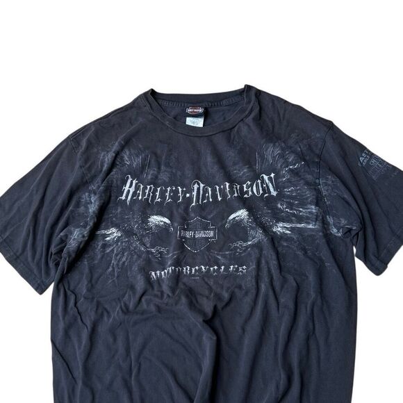 Vintage Y2K Harley Davidson Eagle T Shirt XL - Picture 2 of 5